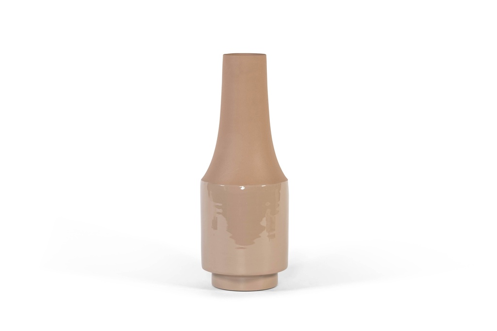 Vase Enamel - Iron - brown - Ø 22x58cm - p/4/4