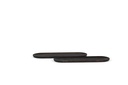 Long tray - acacia - black - 40x14x1,5cm - p2/4