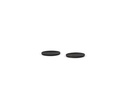 Wooden coaster - acacia - black - Ø13,5cm - p4/16