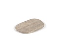 Travertine plate - travertine - grey - 38x26x1,4cm - p/1/3