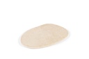 Travertine plate - travertine - beige - 45x30x1,4cm - p/1/2
