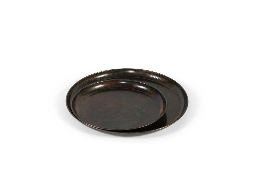 Tray old silver - set of 2 - Ø51x3,5cm / Ø41x3,5cm - p1/4