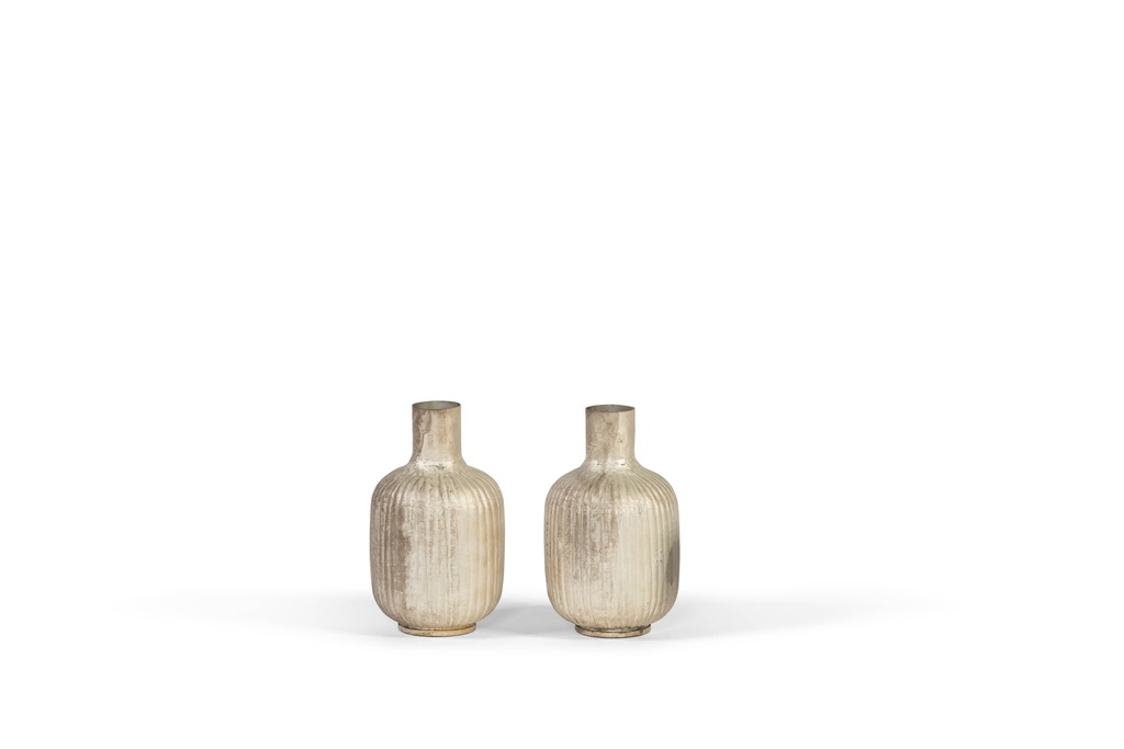Vase silver gold - Ø12,5 x 20,5cm - p 2/18