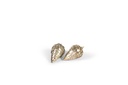 Hanging pinecone silver gold crackle large - Ø8,5x15cm - p 4/48