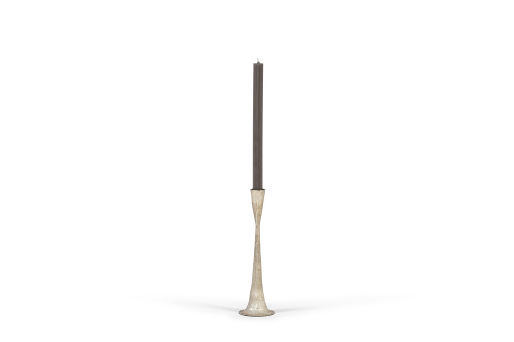 Handforged taperholder silver gold crackled large - Ø7,5x27cm- p2/24