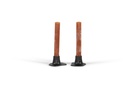 Candleholder organic for 1 candle Ø4,4 bronze - aluminium - 15x13x9cm - 1/16
