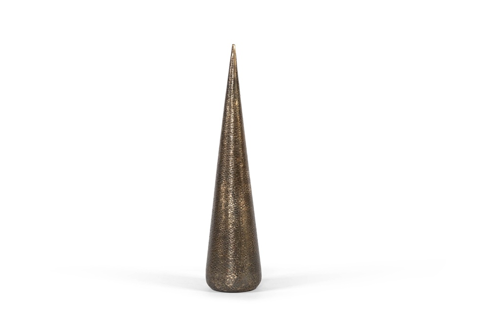 Xmas knit texture - iron - rustic gold - Ø13x56cm - p/1/4
