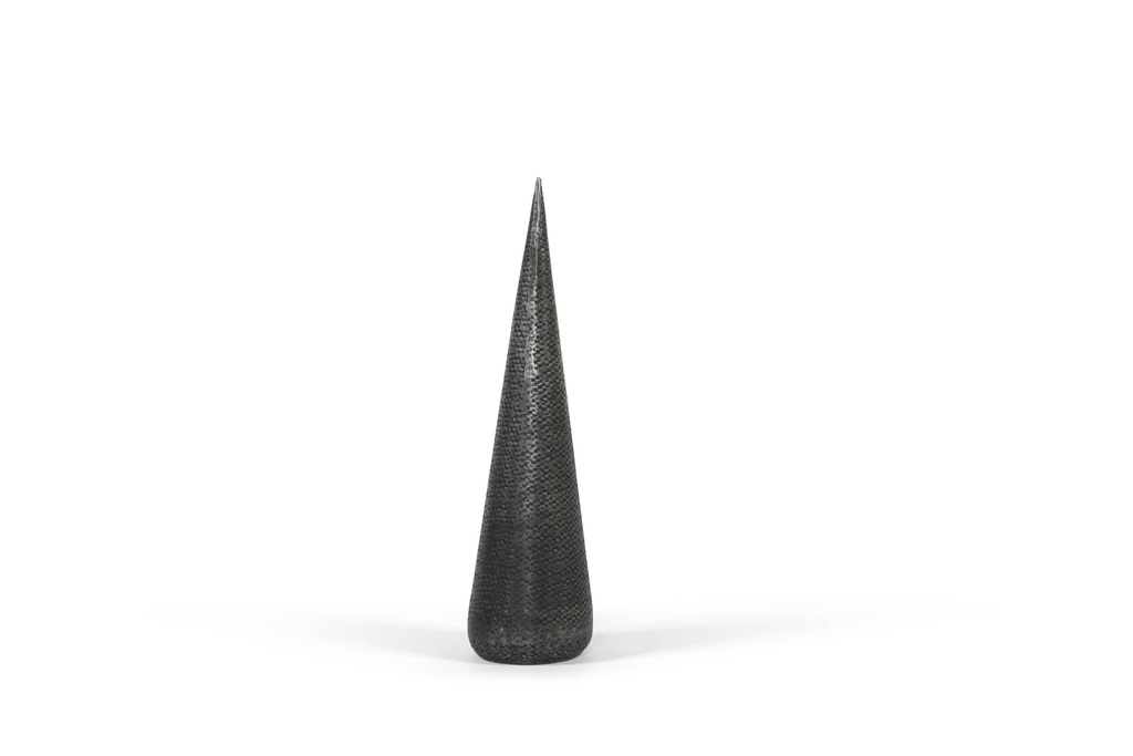 Xmas knit texture - iron - graphite - Ø13x49cm - p/1/4