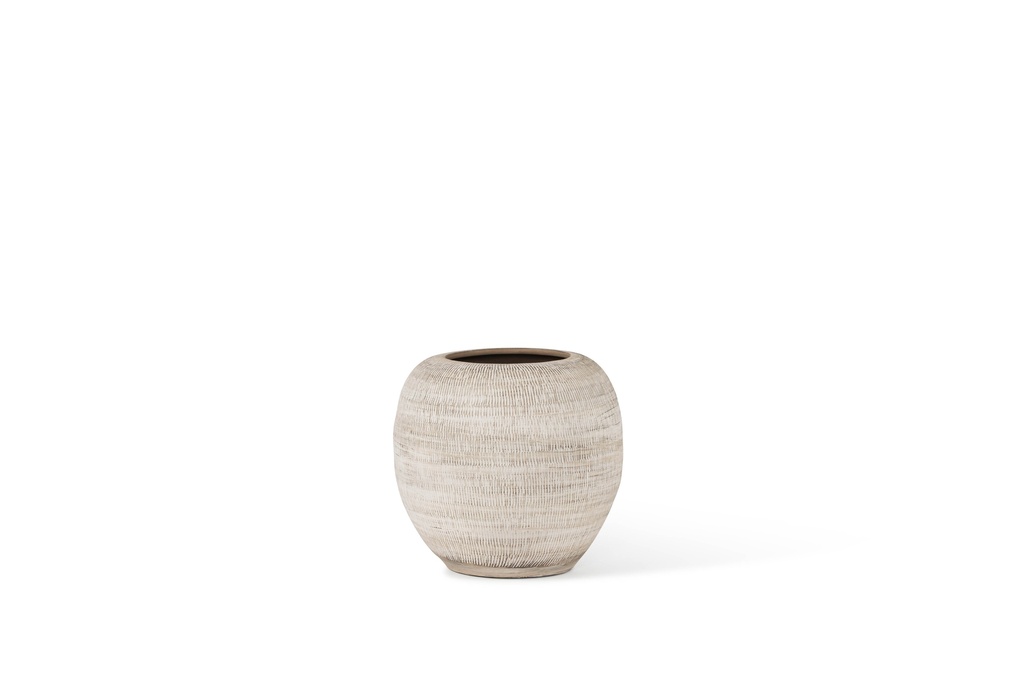 Ball vase texture creme - Ø40 - p 1