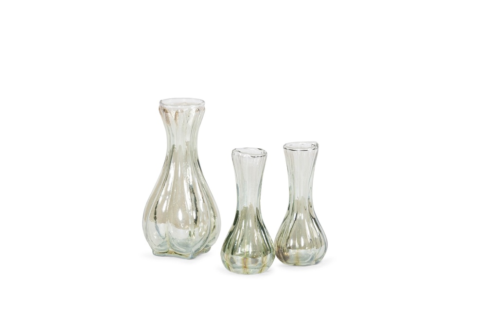 Soliflower organic - green - luster -small - Ø5x13cm - p/4/24