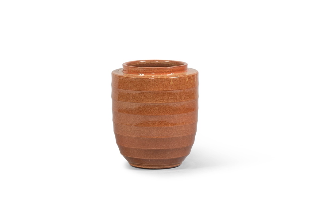 Planter reactive glazed salmon small - Ø23 x 26cm - p 2